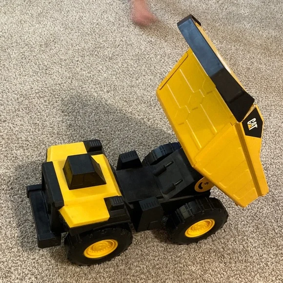 CAT Yellow Dump Truck Toy - Picture 3 of 4